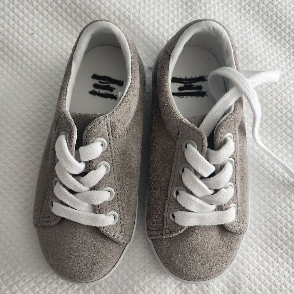 Janie and Jack leather suede sneakers